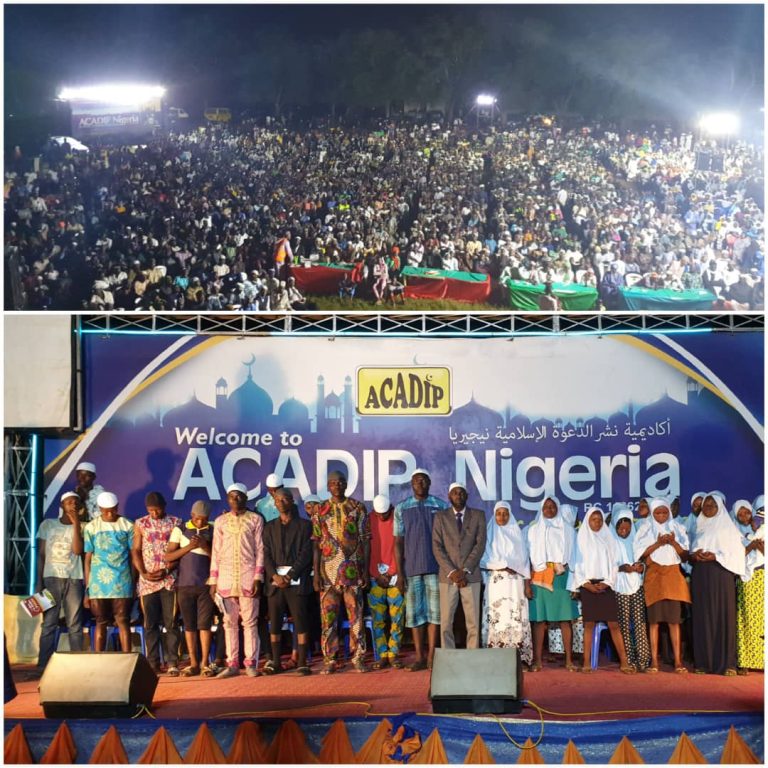 Gbongan Muslims jubilate as 52 non-Muslims embrace Islam at ACADIP lecture