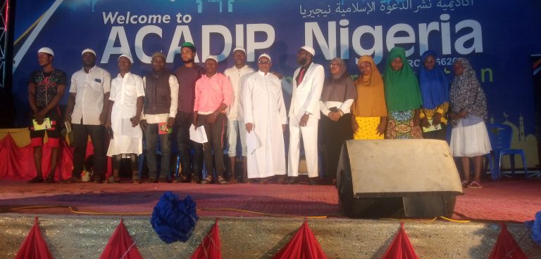 Imesi-Ile stands still for Islam as 22 non-Muslims including a Reverend embrace Islam at ACADIP Lecture