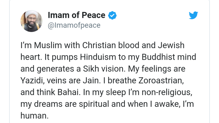 Imam Of Peace: More Omnist Than Muslim By Bashir Lucas Samson Lukman