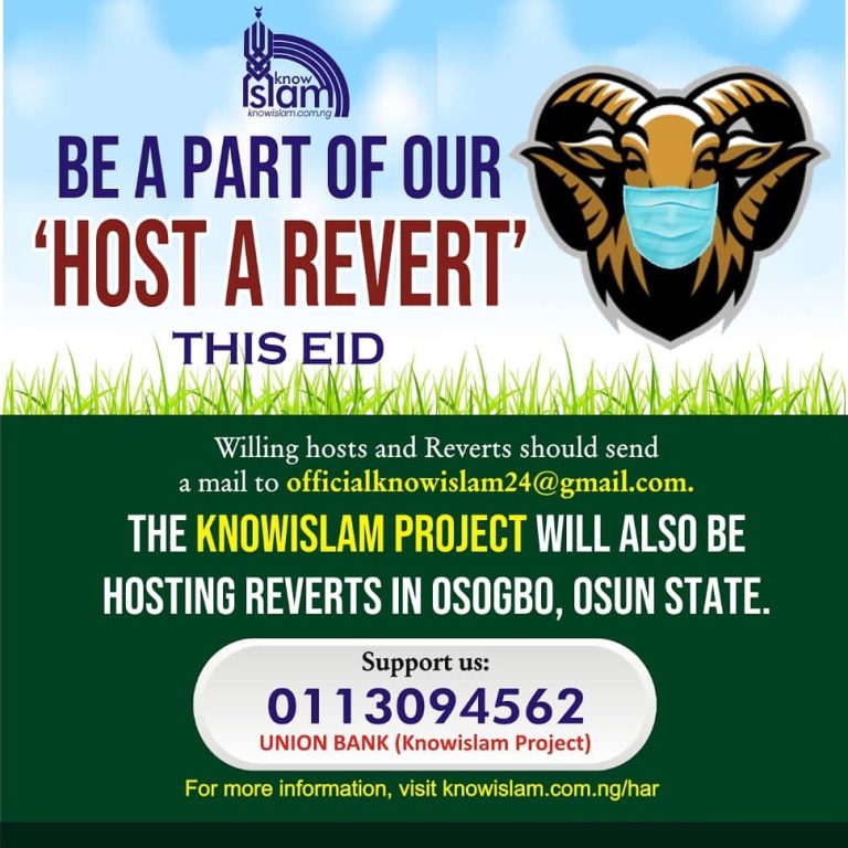 HOST A REVERT FOR EID