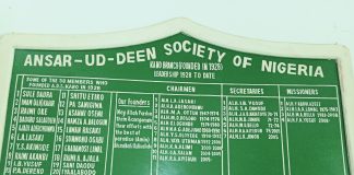 Do you know the 38 members who founded Ansar-ud-deen Kano Branch in 1928?