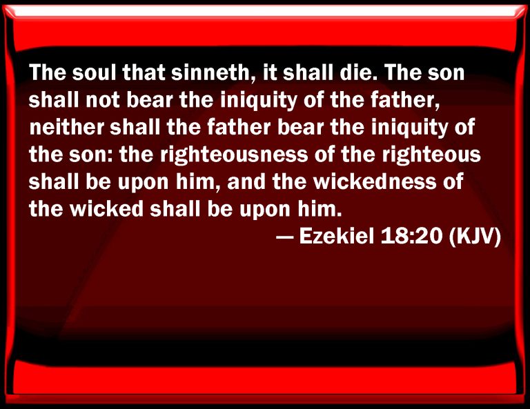 The Soul that Sinnet Shall Die – Bashir Lucas Samson Lukman