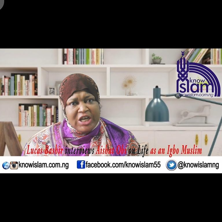 Know Islam Seeks Help #Igbomuslimslivesmatter