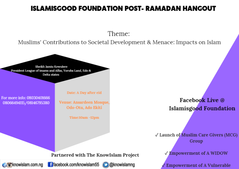 KnowIslam Project partners with Islamisgood Foundation to host Post-Ramadan hangout