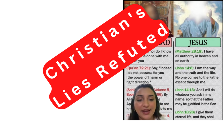 Refutation to an analogical fallacy that compares Jesus and Muhammad