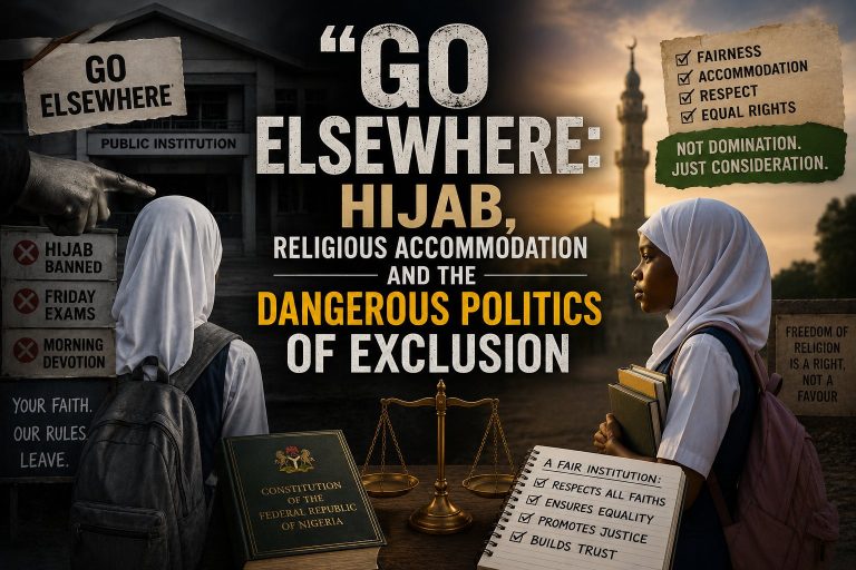 “Go Elsewhere”: Hijab, Religious Accommodation and the Dangerous Politics of Exclusion By Karounwi Adini